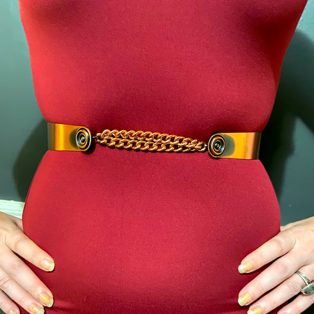Vintage 1950’s Renoir Copper Wasp Waist Belt